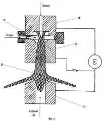 Устройство для плазмохимического гидрокрекинга углеводородных фракций (патент 2411286)