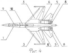 Маневренный самолет с передним оперением (патент 2328409)