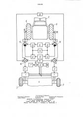 Устройство для регулирования частоты вращения тяговых двигателей прицепа транспортного средства (патент 1004169)