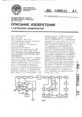 Устройство для измерения амплитудно-частотных характеристик четырехполюсников (патент 1499513)