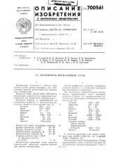 Аустенитная нержавеющая сталь (патент 700561)