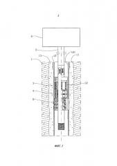 Подающее устройство для скважинного инструмента и способ осевой подачи скважинного инструмента (патент 2616050)