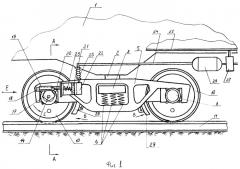 Рельсовое грузовое транспортное средство (патент 2297351)