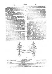 Ротационный рабочий орган (патент 1667655)