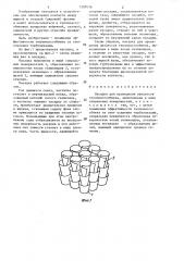 Насадка для проведения процессов тепломассообмена (патент 1289536)