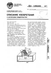 Устройство для измерения проходящей мощности (патент 1295345)