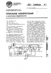 Цифровой измеритель скорости для микропроцессорных систем (патент 1269028)