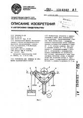 Устройство для привода во вращение балансируемого ротора (патент 1314242)