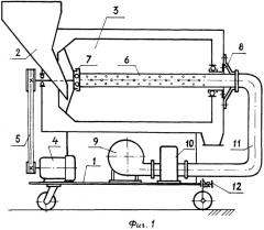 Устройство для осуществления способа сушки сыпучих материалов (патент 2386092)