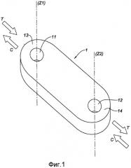 Механическая деталь, содержащая вставку из композитного материала (патент 2490355)