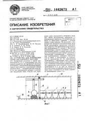 Устройство для упрочнения слоев закладочного массива (патент 1442673)