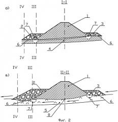 Земляное сооружение на слабом основании (патент 2392385)
