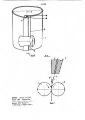 Приспособление для регулирования температуры при сварке продольного шва к упаковочным машинам (патент 960069)