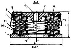 Виброизолятор кочетова (патент 2288386)