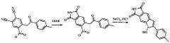 Способ получения 2-замещенных 1-гидроксипирроло[3,4-f]индол-5,7-(1н,6н)-дионов (патент 2613582)