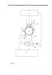 Способ и устройство подачи рабочего тела в нагреватель двигателя (патент 2636638)