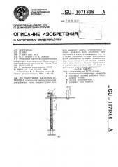 Погружная насосная установка (патент 1071808)