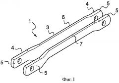 Способ изготовления тяги из композитного материала (патент 2484319)