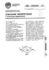 Система калибров для прокатки прямоугольной стали (патент 1435329)