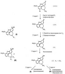 Способ получения высокочистого 4a,5,9,10,11,12-гексагидро-6н-бензофуро[3a,3,2-ен][2]бензазепина, а также его производных (патент 2444523)