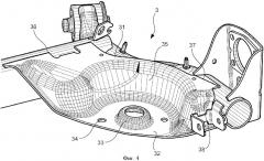 Гибкая ось для автомобиля (патент 2374085)