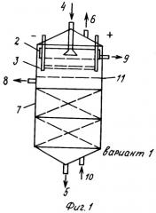 Колонна электрофлотосорбционная кэфс-1 (патент 2292307)