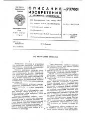 Молотковая дробилка (патент 737001)