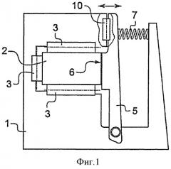 Линейное устройство с контролируемым трением и с нажимной силой, перпендикулярной к перемещению (патент 2518463)
