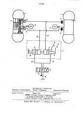Гидравлическая трансмиссия колесного транспортного средства (патент 1164089)