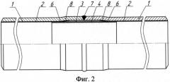 Сварное соединение труб с внутренним покрытием (патент 2532473)