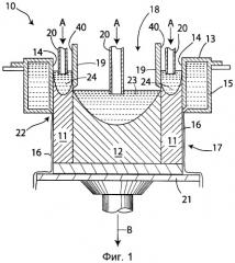 Установка и способ последовательного литья металлов, имеющих одинаковые или подобные коэффициенты усадки (патент 2460607)
