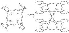 Способ получения двухпалубного комплекса гадолиния с тетрабензопорфирином (патент 2649402)