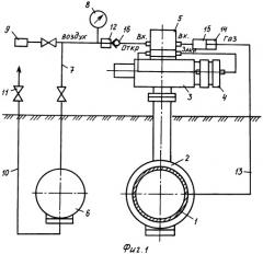Способ подачи энергоносителя пневматическим приводам арматуры магистральных трубопроводов (патент 2287724)