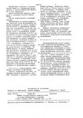Колориметрический способ определения количества фосфолипидов в хроматографических фракциях в тонком слое силикагеля (патент 1368779)