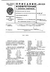 Чугун (патент 981428)