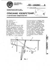 Устройство для разгрузки транспортных средств (патент 1202987)