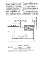 Устройство для контроля скорости осадки при контактной стыковой сварке (патент 963760)