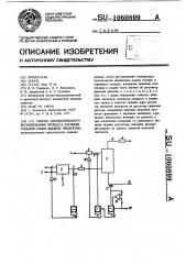 Способ автоматического регулирования процесса распылительной сушки жидких продуктов (патент 1060899)