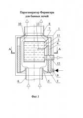 Парогенератор ферингера для банных печей (патент 2603447)