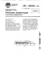 Установка для отделки поверхности строительных изделий (патент 1507576)