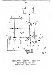 Гидравлический привод объемного типа для строительных машин (патент 918404)