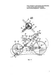 Узел поворота, велосипед-трансформер с этим узлом, рама велосипеда (велосипед краснова) - варианты (патент 2588291)