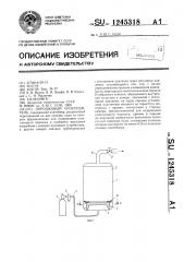 Порошковый огнетушитель (патент 1245318)