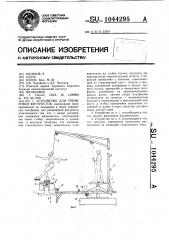 Устройство для тренировки фигуристов (патент 1044295)