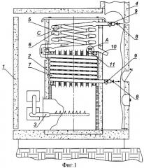 Конденсационная водогрейная установка наружного размещения (патент 2333430)