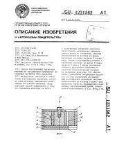 Способ изготовления магнитной системы из параллельно включенных постоянных магнитов /его варианты/ (патент 1231562)