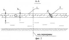 Способ создания ледяной переправы (патент 2482239)