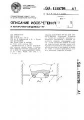 Запорный орган для трубопроводов (патент 1255798)