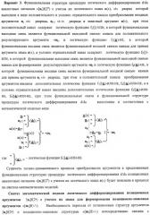 Функциональная структура процедуры логического дифференцирования d/dn аналоговых сигналов ±[ni]f(2n) с учетом их логического знака n(±) (варианты) (патент 2413988)