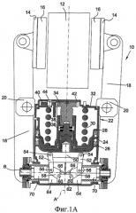 Компактный дисковый тормозной блок для рельсового транспортного средства (патент 2431067)